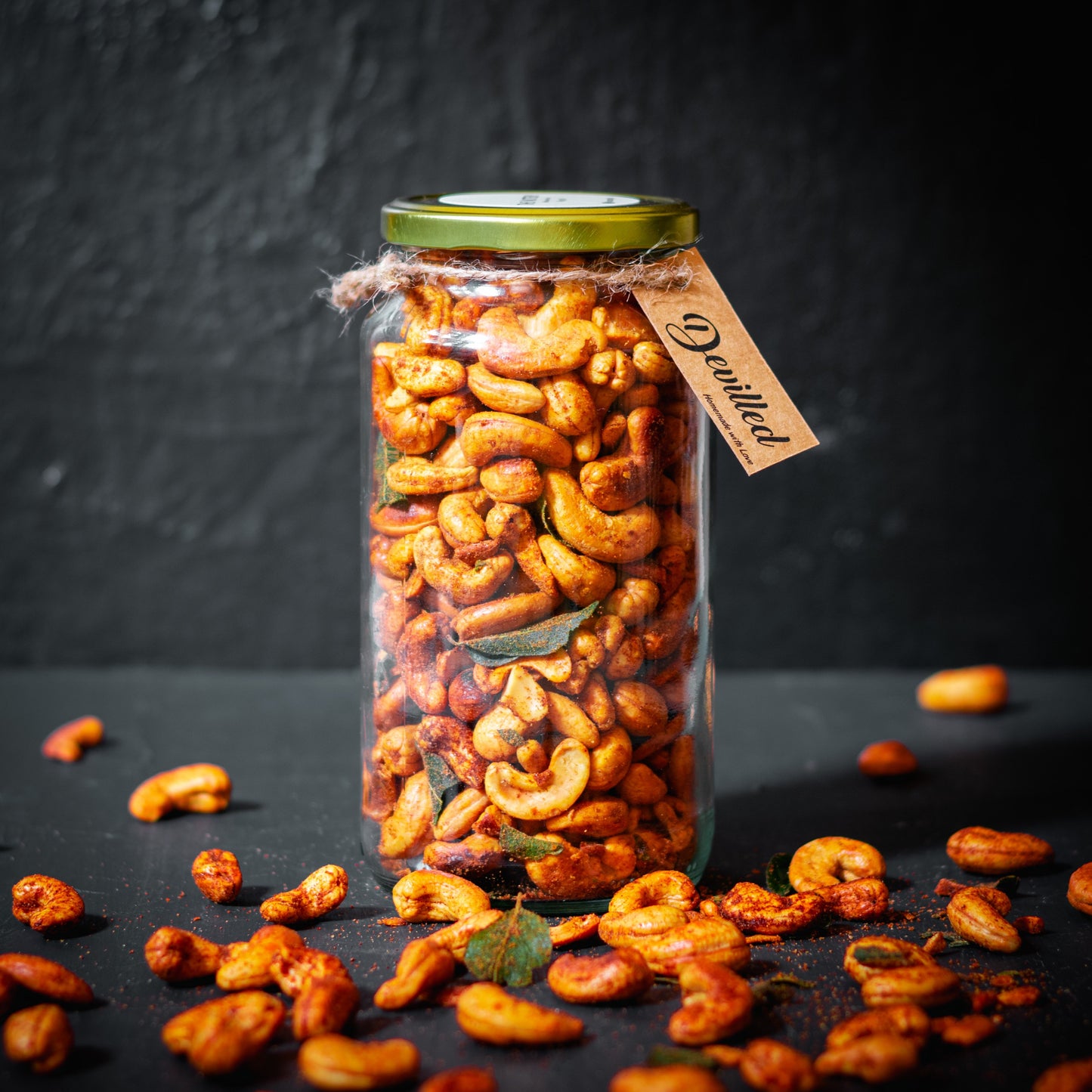 Devilled Cashews - The Nuttery