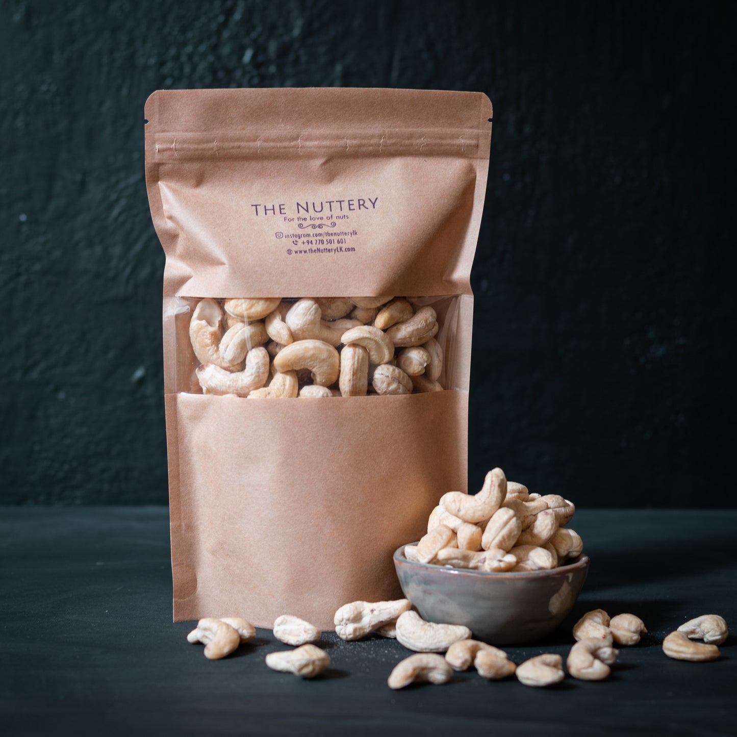 Dry Roasted Cashews - The Nuttery