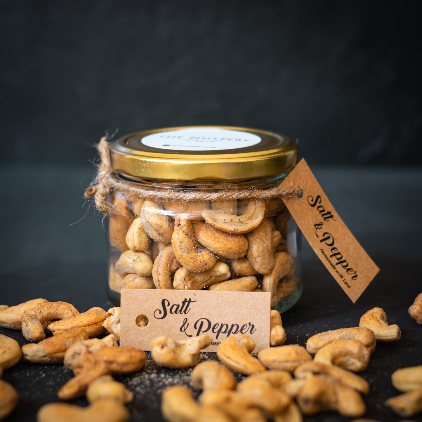 Salt & Pepper Cashews - The Nuttery