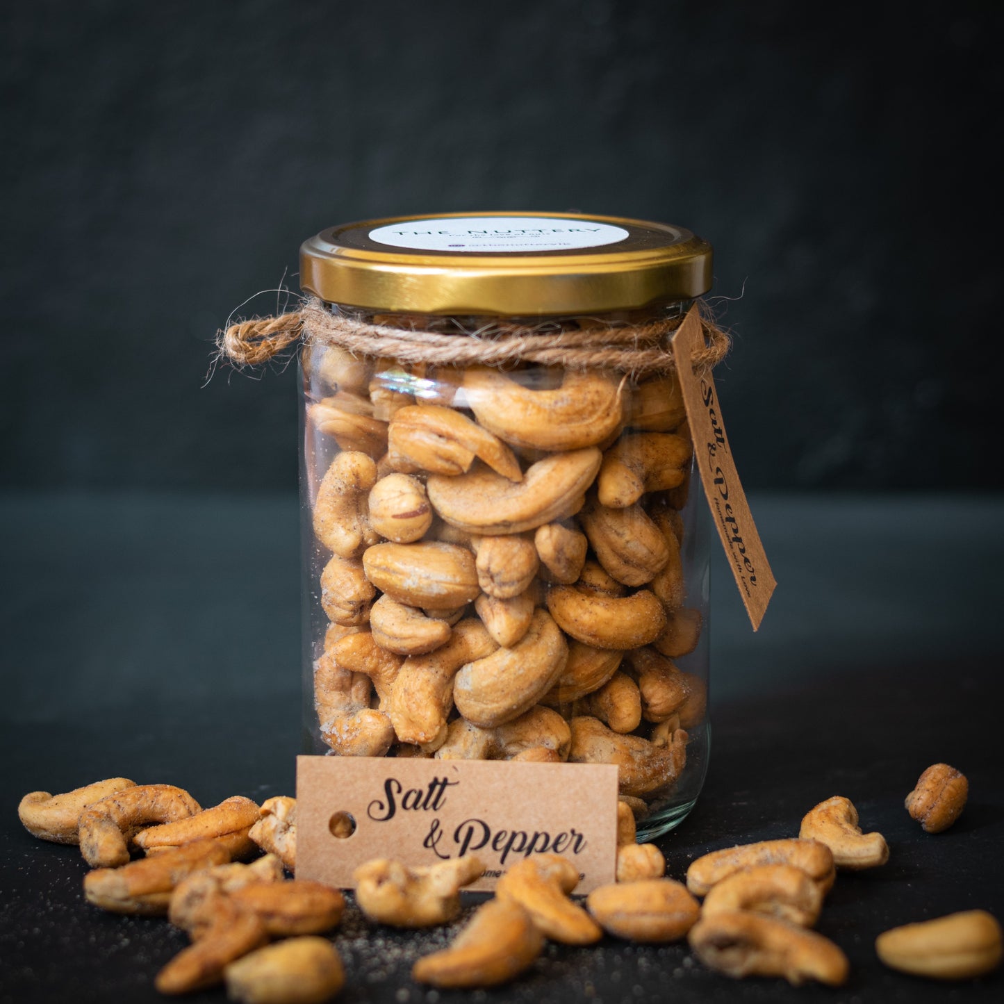 Salt & Pepper Cashews - The Nuttery
