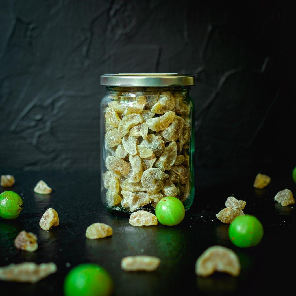 Candied Gooseberries (Amla) - The Nuttery