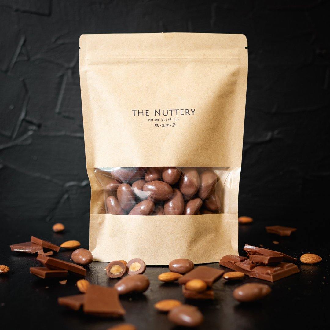 Belgian Milk Chocolate Almonds - The Nuttery