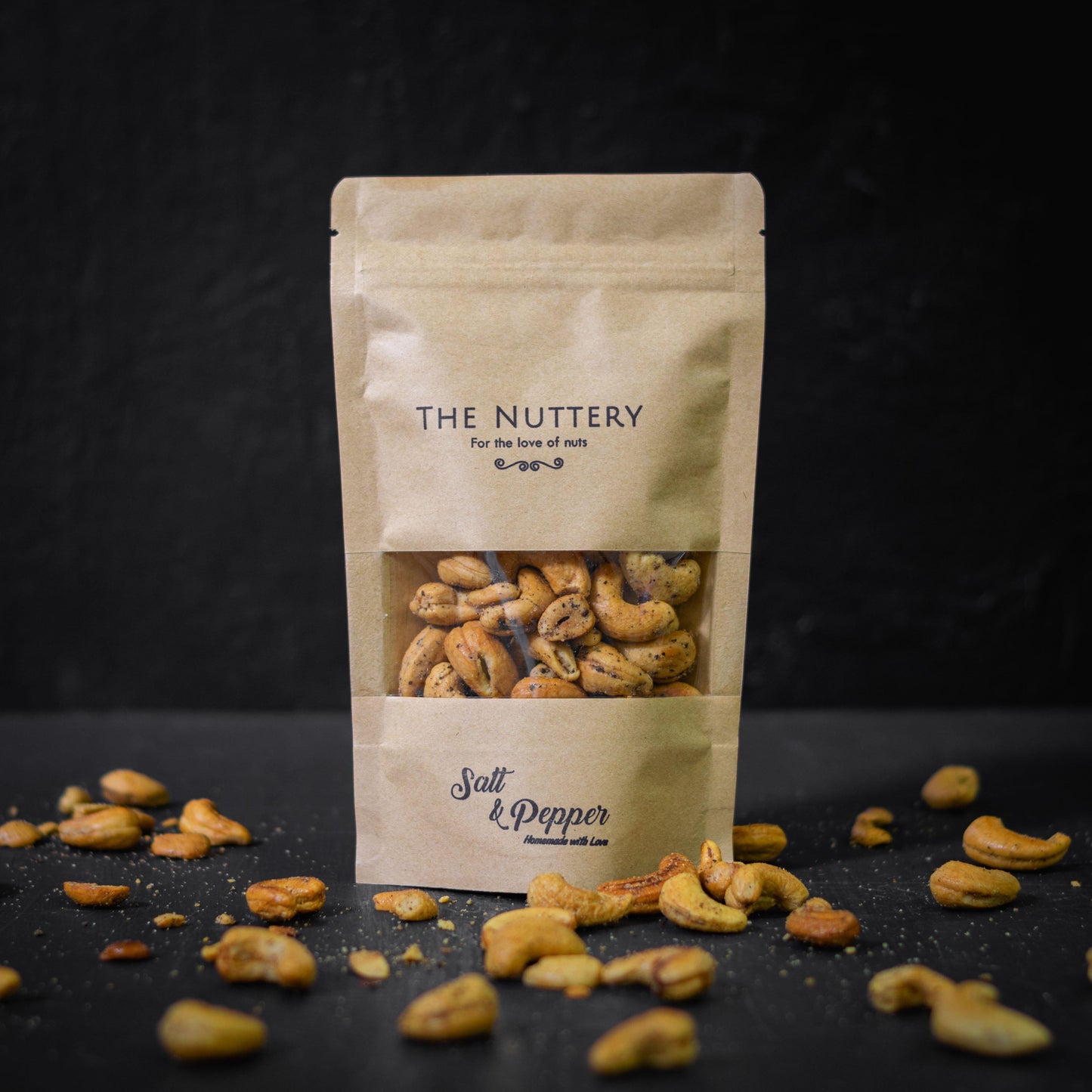 Salt & Pepper Cashews - The Nuttery