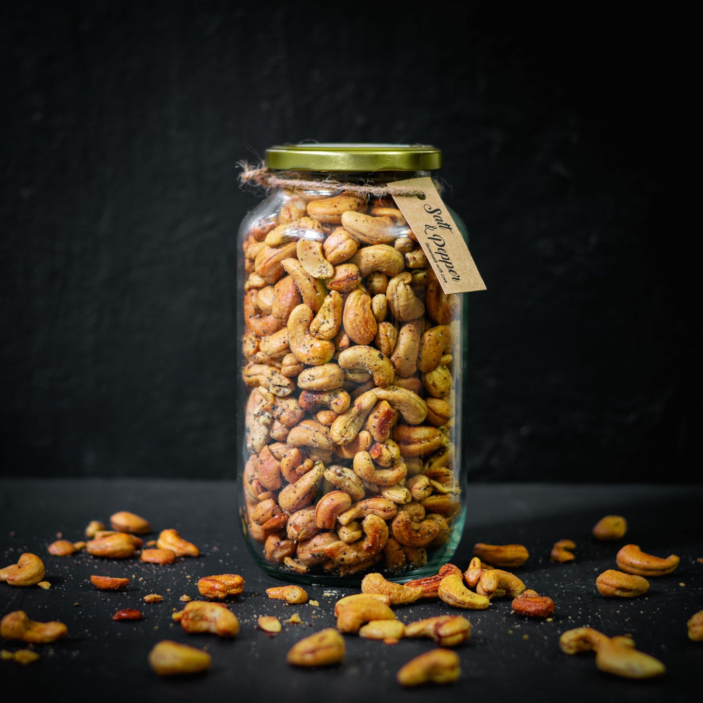 Salt & Pepper Cashews - The Nuttery