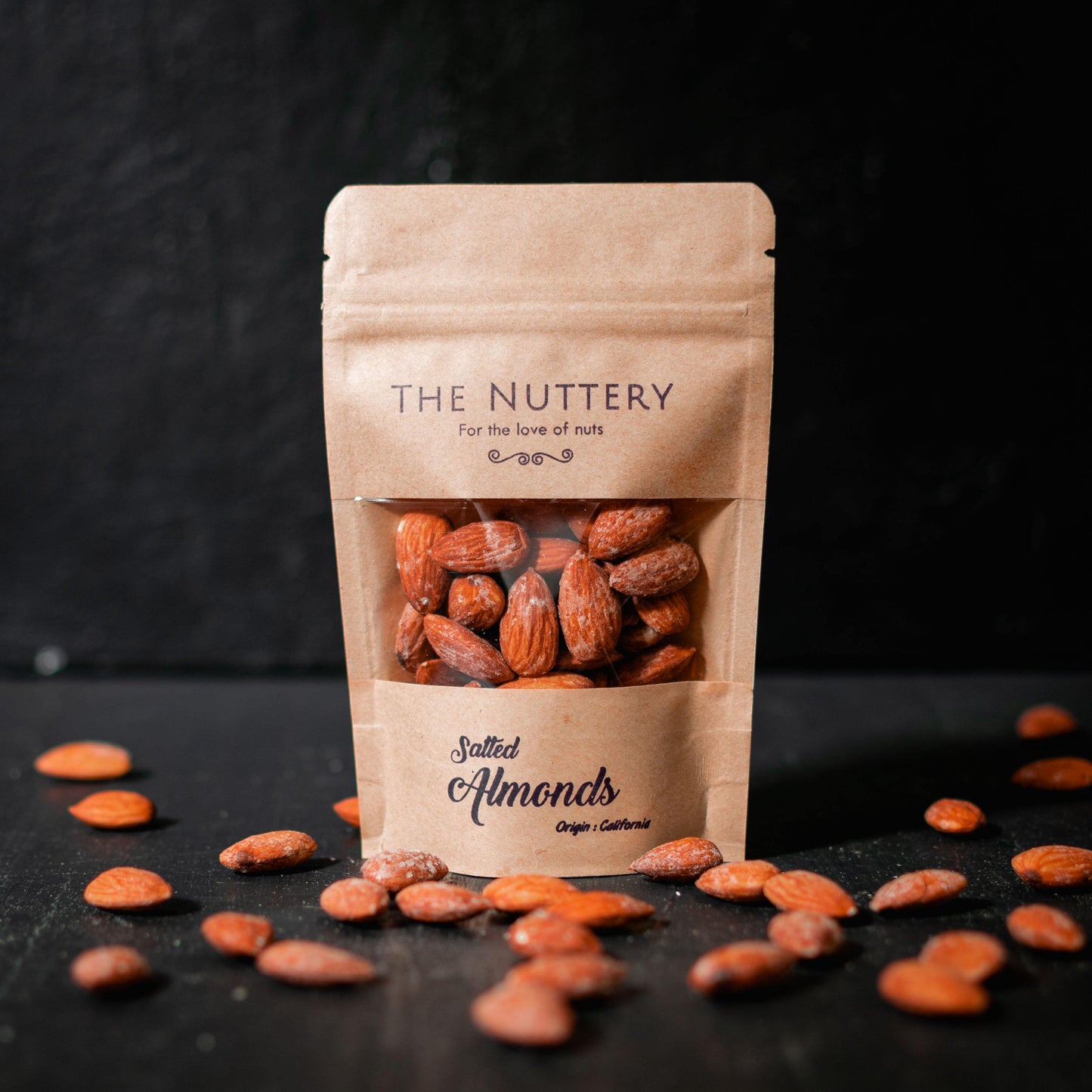 Salted Almonds - The Nuttery