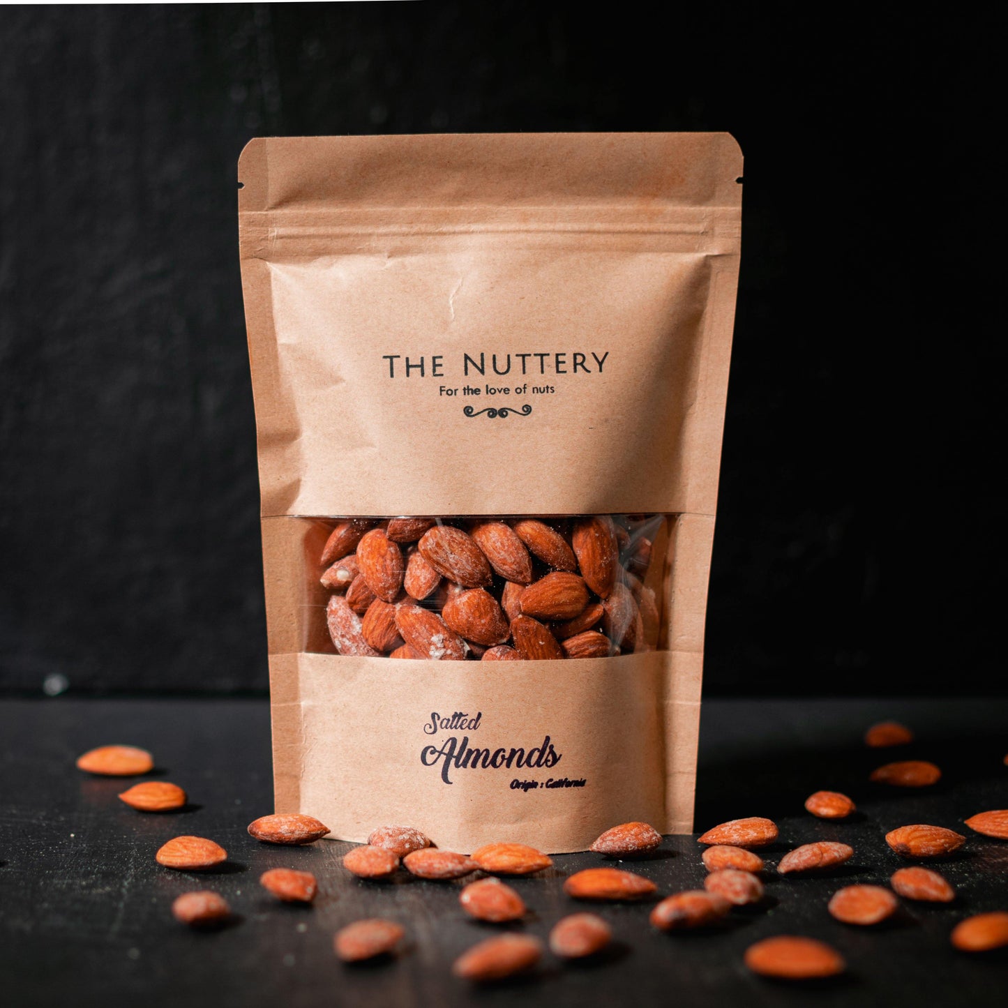 Salted Almonds - The Nuttery