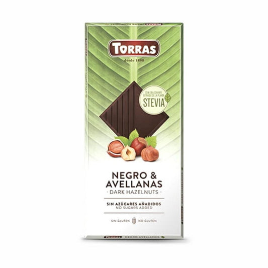 Torras Dark Chocolate with Hazelnuts ( Sugar Free, Gluten Free)