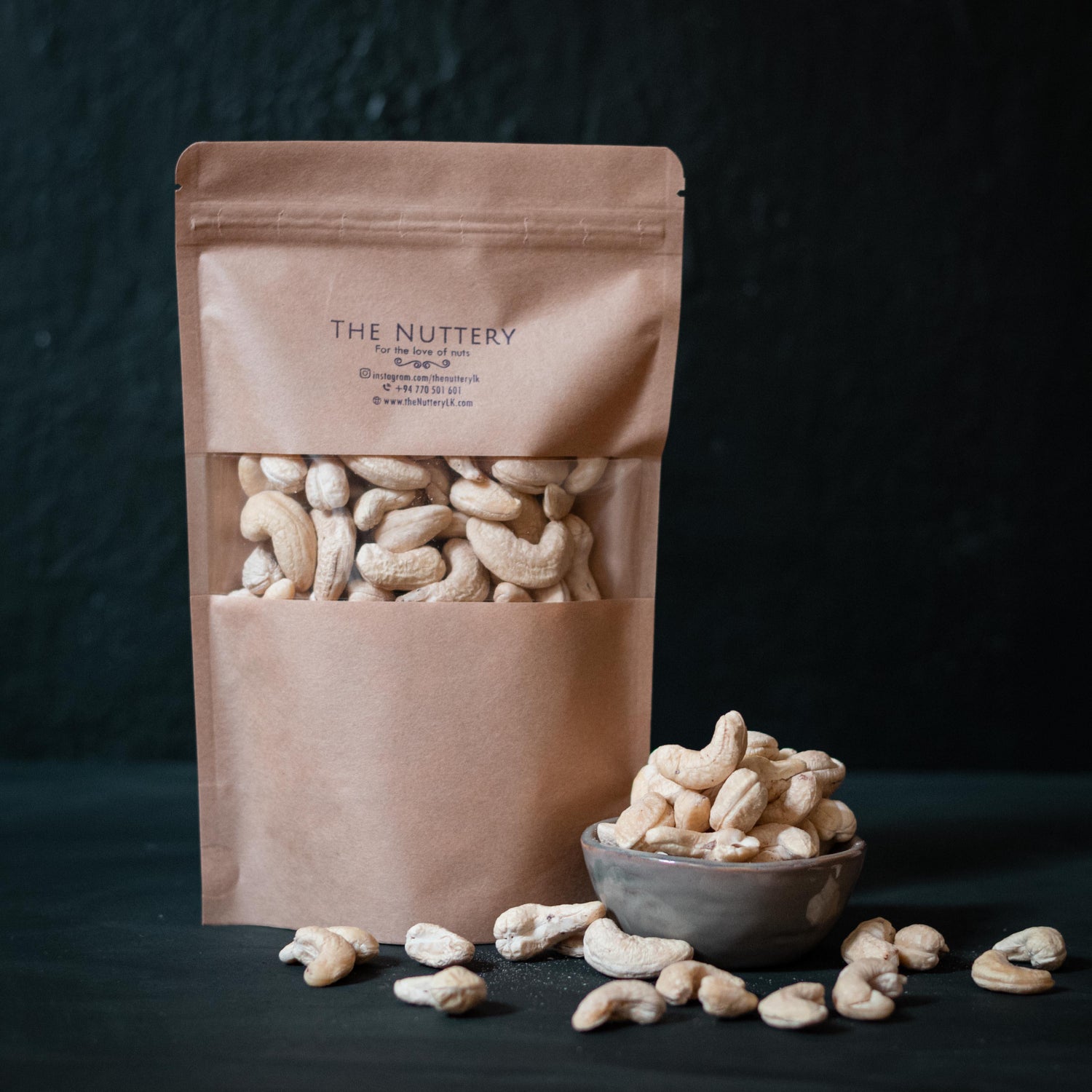 Premium Raw Cashews (Dehydrated, Whole) - The Nuttery