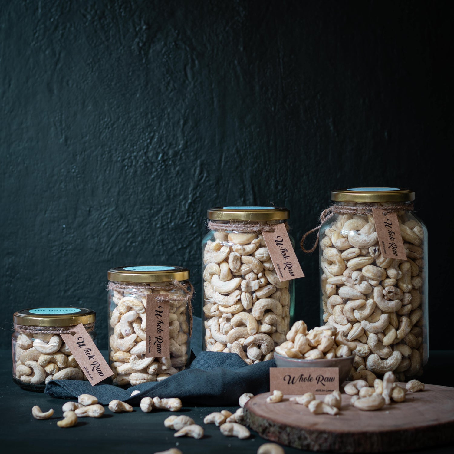 Premium Raw Cashews (Dehydrated, Whole) - The Nuttery