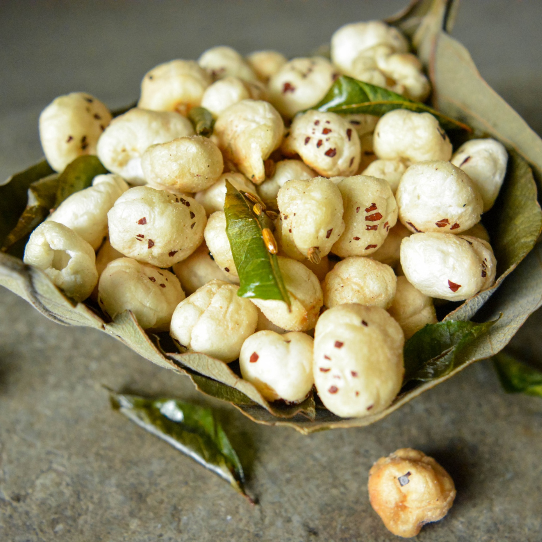 Foxnuts (Lotus seeds, Makhana) - The Nuttery