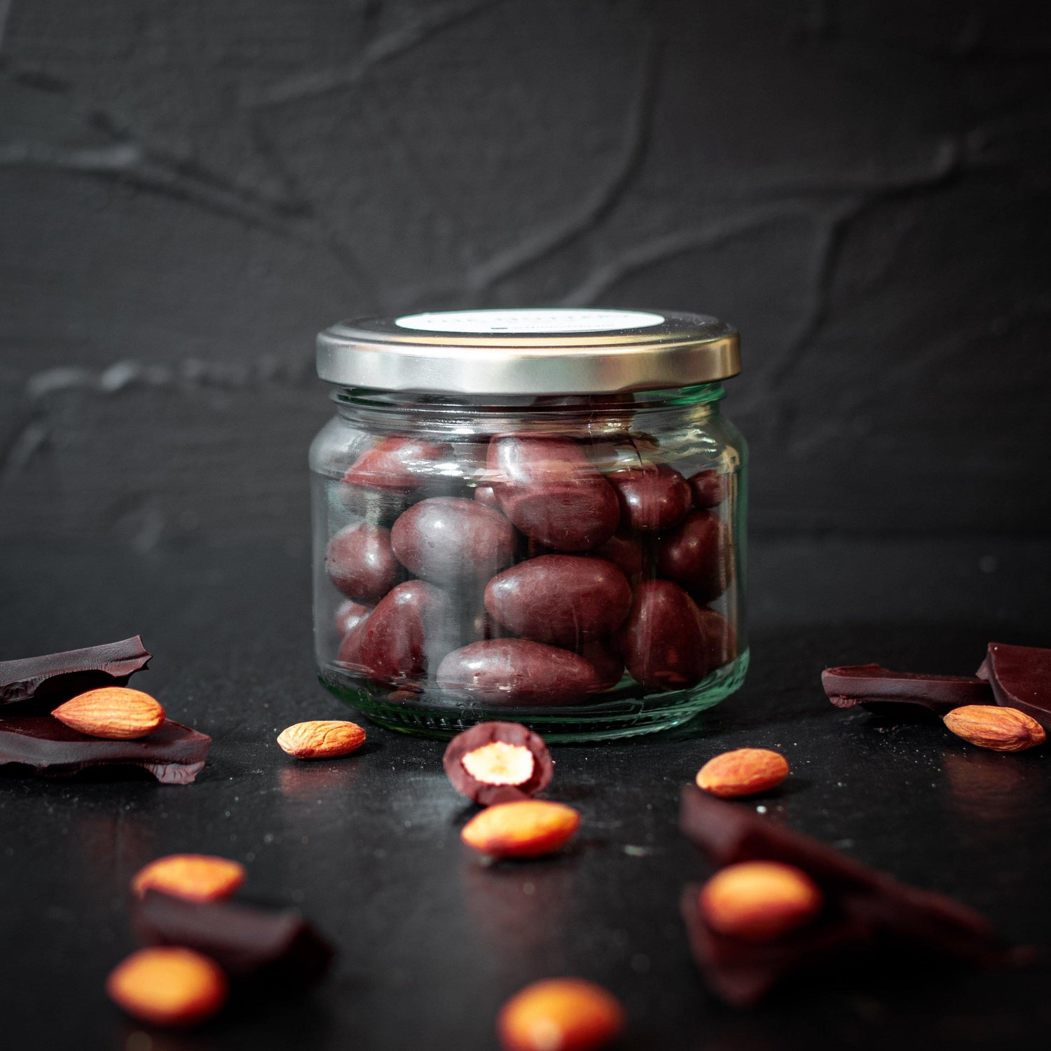 Belgian Dark Chocolate Almonds - The Nuttery