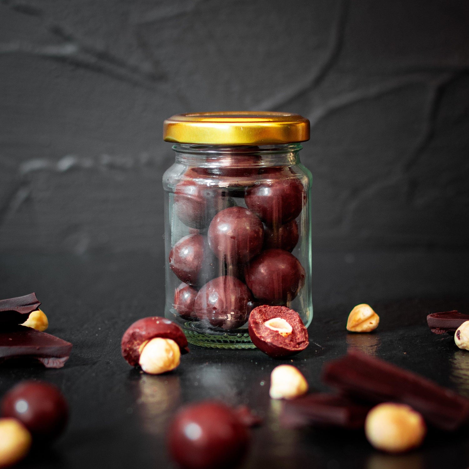 Belgian Dark Chocolate Hazelnuts - The Nuttery