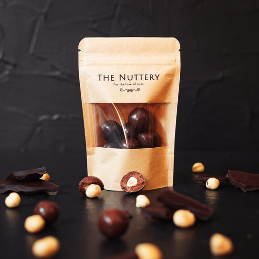 Belgian Dark Chocolate Hazelnuts - The Nuttery