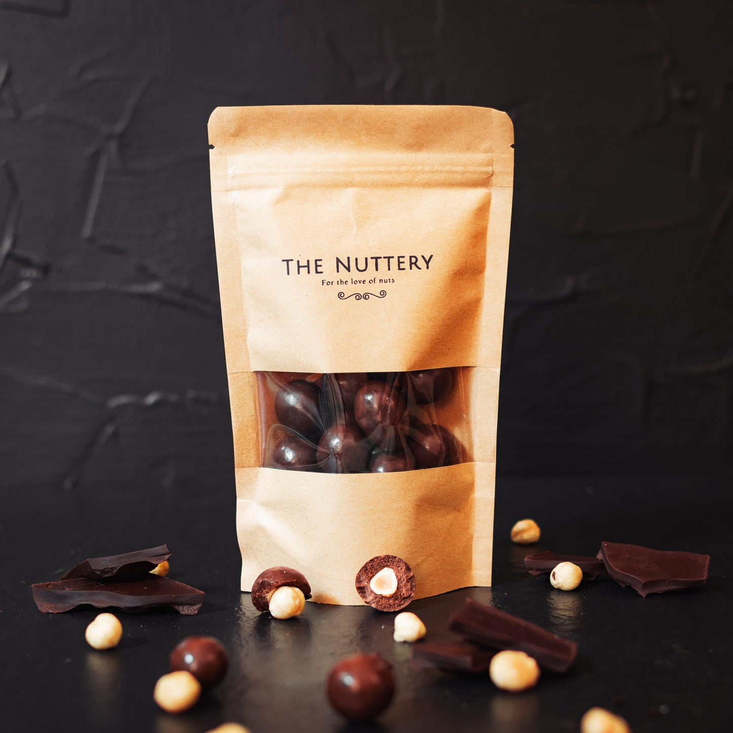 Belgian Dark Chocolate Hazelnuts - The Nuttery