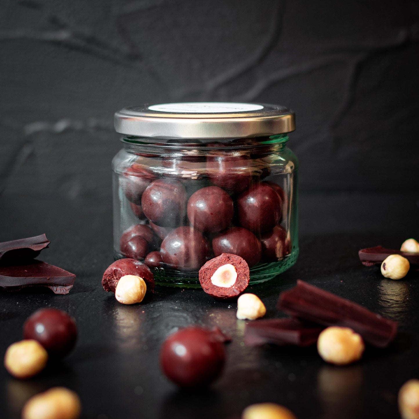 Belgian Dark Chocolate Hazelnuts - The Nuttery