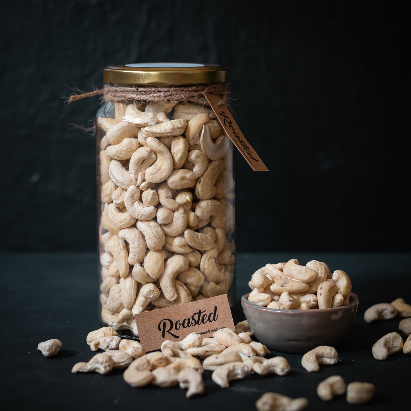 Dry Roasted Cashews - The Nuttery