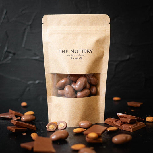 Belgian Milk Chocolate Almonds - The Nuttery