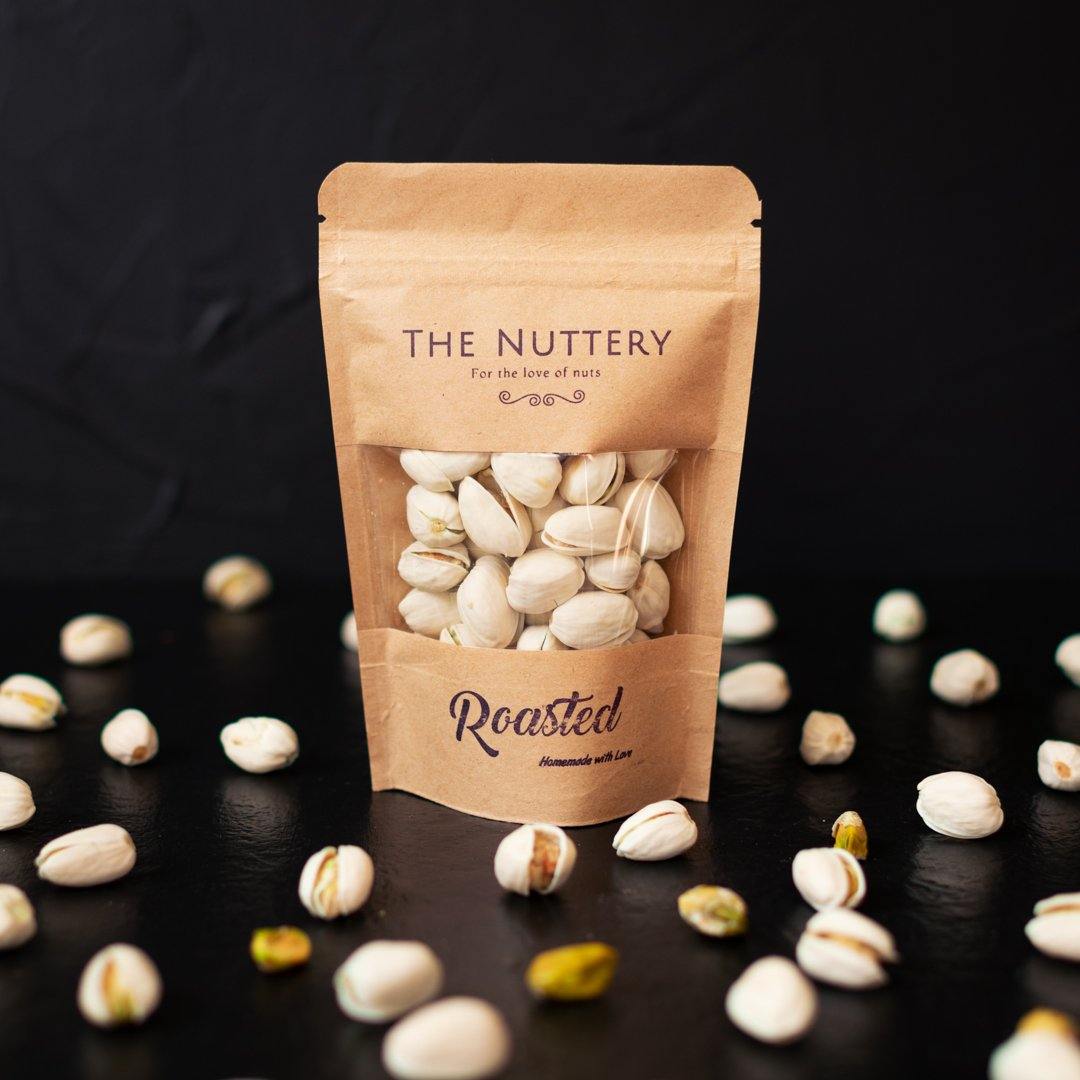 Roasted Pistachios (USA, 50% Less Salt) - The Nuttery