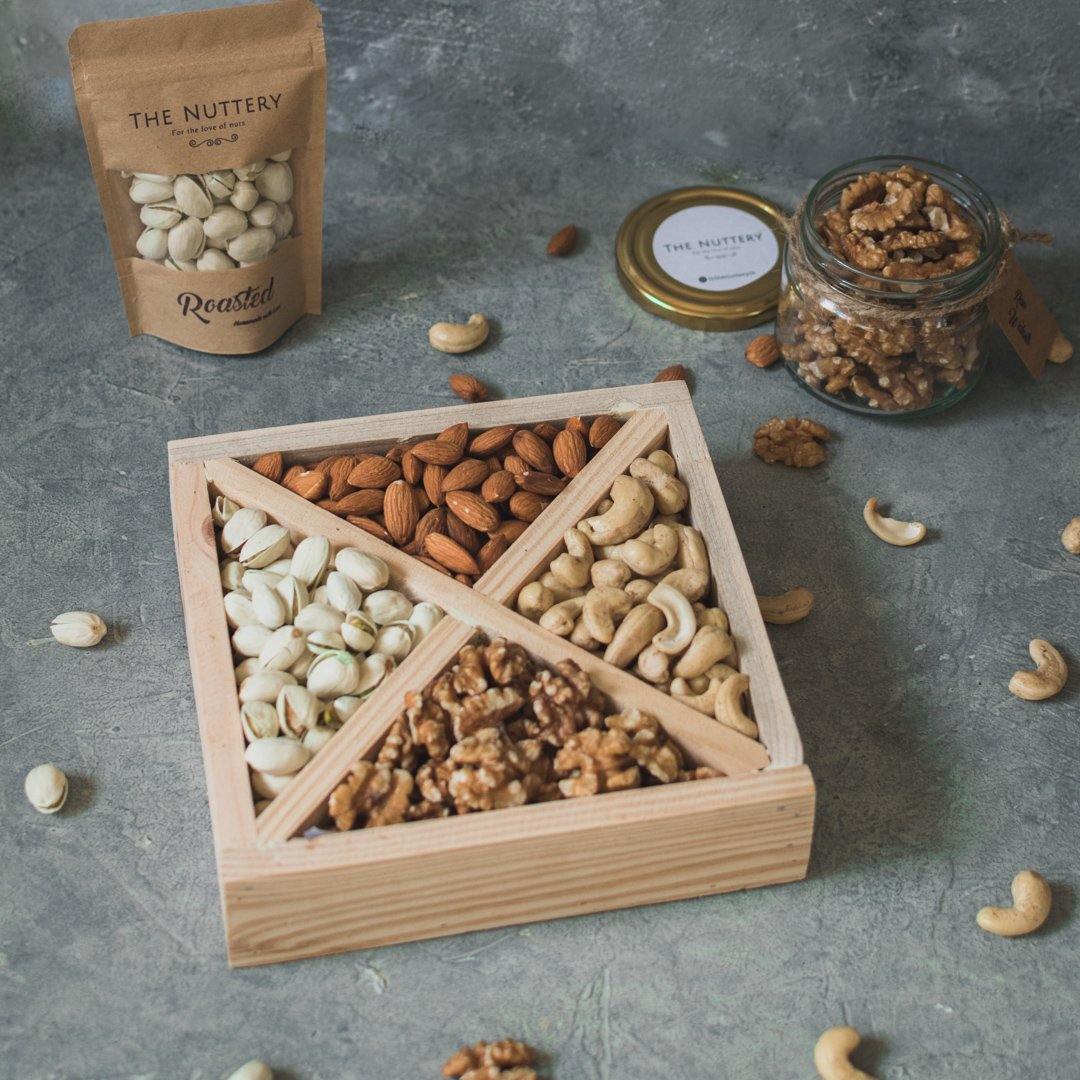 Small Custom Gift Platter (8x8) - The Nuttery