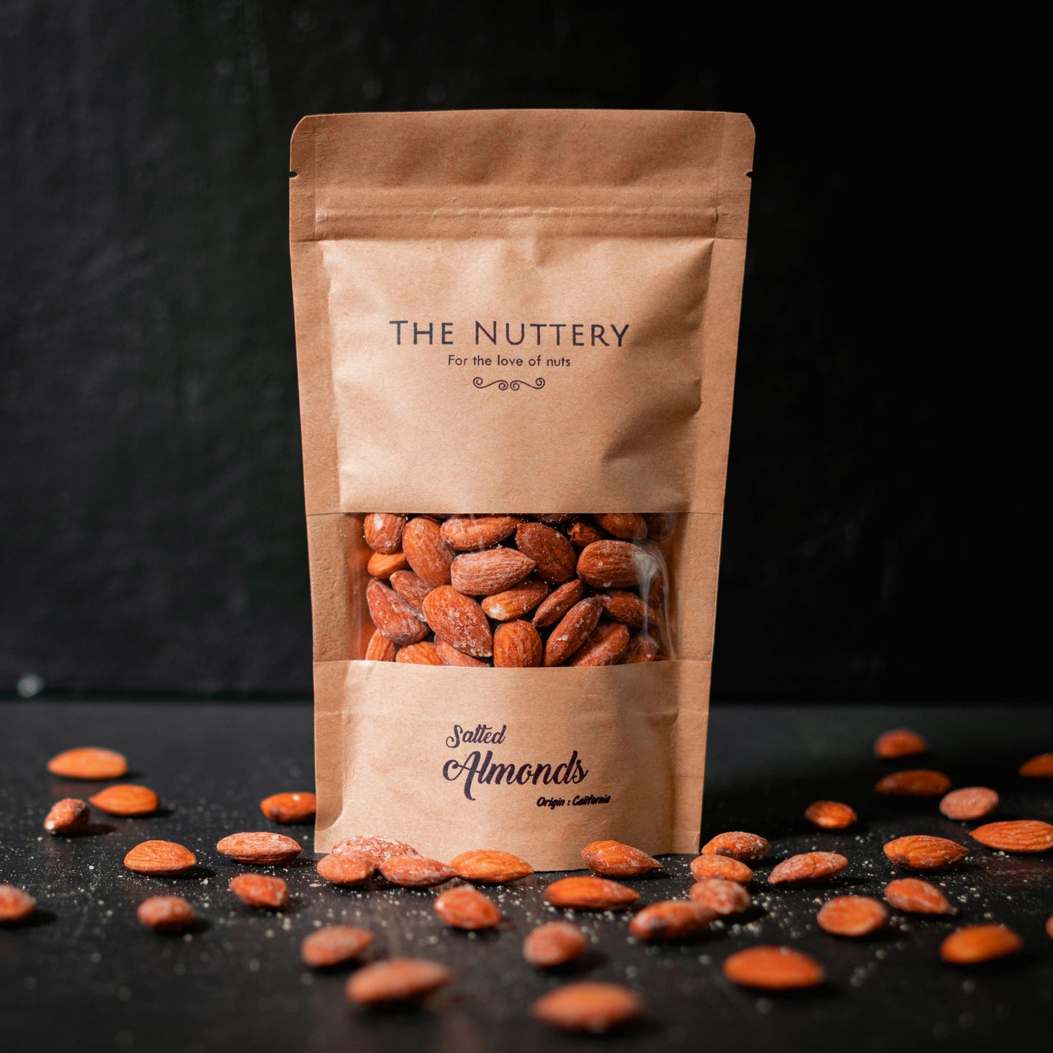 Salted Almonds - The Nuttery