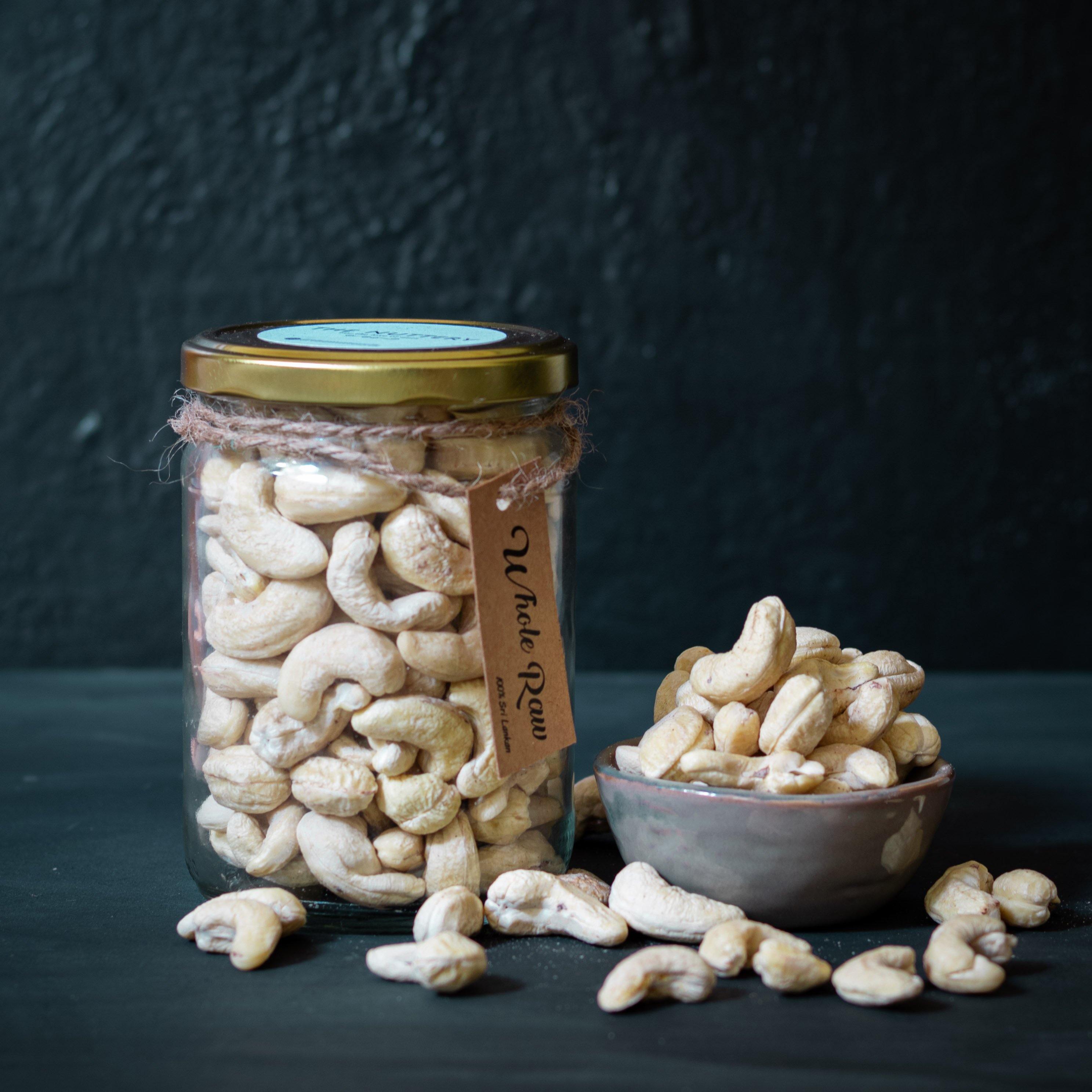 Premium Raw Cashews Sri Lankan Whole Cashews Caju The Nuttery